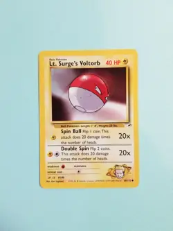 Pokemon TGC -- Gym Heroes --Lt. Surge's Voltorb -- 84/132 -- Near Mint- - Image 1