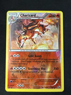 Charizard 19/113 Legendary Treasures Reverse Holo Pokemon - Image 1