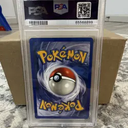 Pokemon 1999 Base Set Pikachu Yellow Cheeks PSA 9 #58/102 Regular English TCG - Image 2