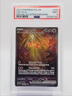 CHI-YU EX 2023 POKEMON PALDEA SPECIAL ILLUSTRATION RARE 259/193 PSA 9 Q0004 - Image 1