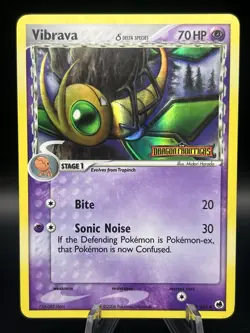 Vibrava 42/101 Reverse Holo Stamp Pokemon TCG Card EX Dragon Frontiers - Image 1