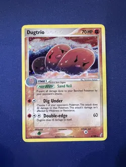 Dugtrio 5/100 Cystal Guardians holo Tomokazu Komiya Gallery ~ Pokemon TCG - Image 1