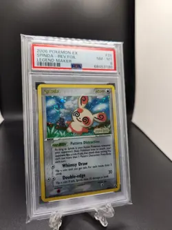 Pokemon EX Legend Maker 2006 Spinda Reverse Foil 26/92 PSA 8 - Image 2