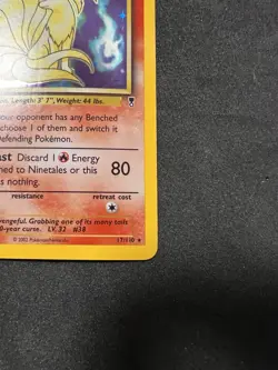 Ninetales 17/110 Holo Rare - Pokemon Legendary Collection - Vintage LP+ - Image 4