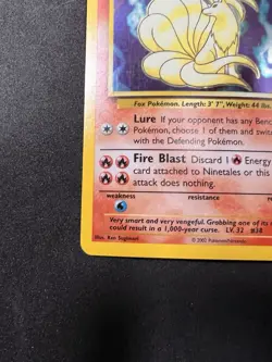 Ninetales 17/110 Holo Rare - Pokemon Legendary Collection - Vintage LP+ - Image 5