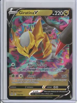 Giratina V 130/196 SWSH11: Lost Origin Holo Pokemon Card TCG - Image 1