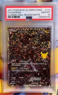 Pokemon PSA 10 Zekrom Holo From Celebrations Classic Collection - 114/114 - Image 1