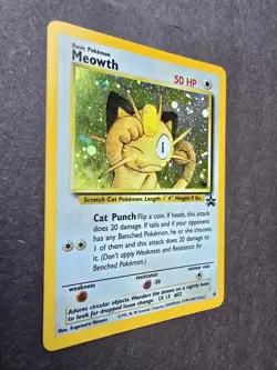 Pokemon TCG WOTC Meowth Black Star Promos Holo. 10 - Image 2