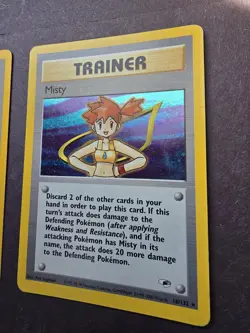 Pokemon TCG Gym Heroes Trainer Erika/Misty Holo Rare 16,18/132 - Image 5