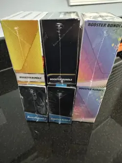 POKEMON TCG BOOSTER BUNDLE X6 LOT PRISMATIC MEGA EVOLUTION SURGING BLACK BOLT - Image 2