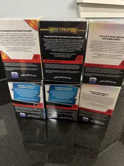 POKEMON TCG BOOSTER BUNDLE X6 LOT PRISMATIC MEGA EVOLUTION SURGING BLACK BOLT - Image 3