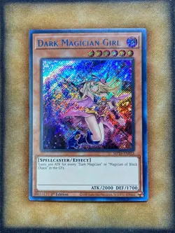 Yugioh Dark Magician Girl MP24-EN053 Secret Rare 1st Ed SECRET MISPRINT NM - Image 1