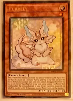 Purrely AMDE-EN013 Amazing Defenders 1st Edition Ultra Rare MINT YUGIOH - Image 1