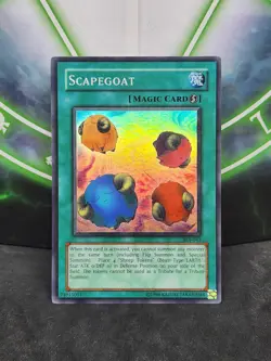 Yugioh Scapegoat SDJ-041 Super Rare LP - Image 1