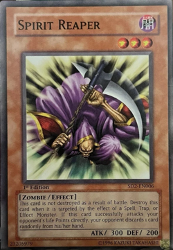Spirit Reaper SD2-EN006 Structure Deck: Zombie Madness 1st Edition - Image 1