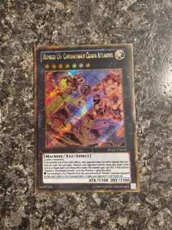 Yugioh Number C6: Chronomaly Chaos Adlandis - PGLD-EN018 - Gold Rare - NM - Image 1
