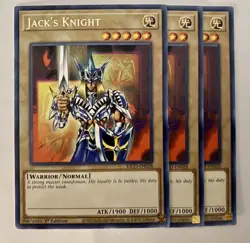 Yugioh Jack's Knight - KICO-EN028 - Rare 1st Edition Mint/NM Playset X3 - Image 3