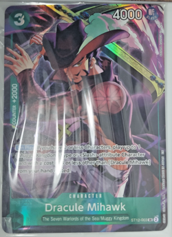 One Piece Dracule Mihawk ST12-003 Trading Card Game CCG TCG Sealed New - Image 1