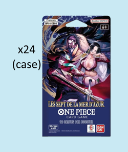 x24 blister (case) Booster One Piece OP-14 Les sept de la mer d'azur 🇫🇷 FR - Image 1