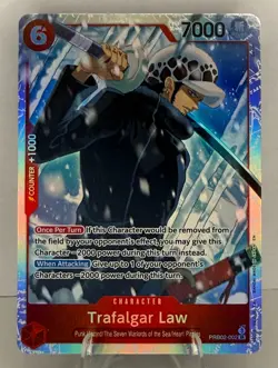 One Piece PRB-02 Trafalgar Law - Premium Booster Vol. 2 Foil TCG CCG - Image 1