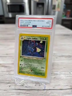 Pokemon PSA 9 MINT Light Ledian 24/105 Neo Destiny 1st Edition 2002 WOTC - Image 2