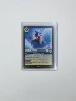 D23 Expo 2024 Mickey Mouse Playful Sorcerer Promo | Disney Lorcana NM Foil - Image 1