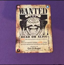 Gol D Roger OP09-118 SP Wanted Poster Manga OP13 One Piece Card Game - Image 1