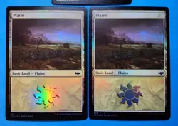 3x Plains Basic Land Crimson Vow Mtg Magic Gathering Card White Mana 398 Foil - Image 3
