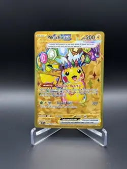 Pokemon Cards Pikachu ex 247/191 Surging Sparks Hyper Rare NM - Image 1