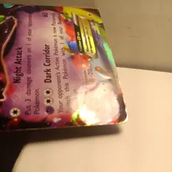 Pokemon Gengar EX 34/119 XY - Phantom Forces Holo Card DAMAGED - Image 4