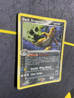 Pokemon Dark Dragonite Holo Rare TCG Card 15/109 HP HEAVY PLAY - Image 2