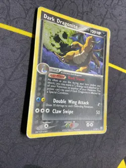 Pokemon Dark Dragonite Holo Rare TCG Card 15/109 HP HEAVY PLAY - Image 3