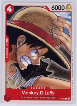 Monkey.D.Luffy (One Piece Film Red) P-022 One Piece Promotion Card Near Mint - Image 1