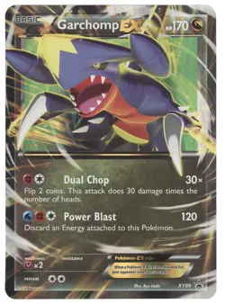 2014 Pokemon XY Black Star Promos Garchomp EX (Jumbo Card) #XY09 - Image 1