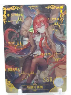 Goddess Story - Anime Waifu SSR Trading Card - NS01 - Kurisu Makise - Image 1