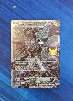 Zekrom 114/114 Celebrations Classic Collection Holo Pokemon TCG Card LP - Image 1