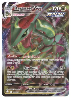 2021 Pokemon SWSH Evolving Skies Promo Rayquaza VMAX (Jumbo Card) #111/203 - Image 1