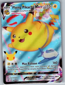 Flying Pikachu VMAX 007/025 Celebrations - Pokemon Card - NM - Image 1