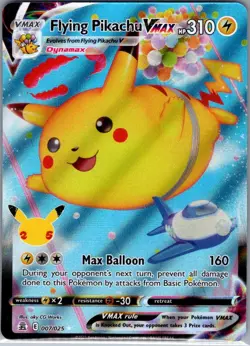 Flying Pikachu VMAX 007/025 Celebrations - Pokemon Card - NM - Image 1