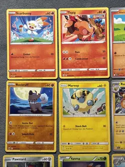 Pokemon Cards Lot Scorbunny Tepig Cyndaquil Yanma Quaxly Team Rocket Arbok +more - Image 2