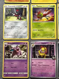 Pokemon Cards Lot Scorbunny Tepig Cyndaquil Yanma Quaxly Team Rocket Arbok +more - Image 5
