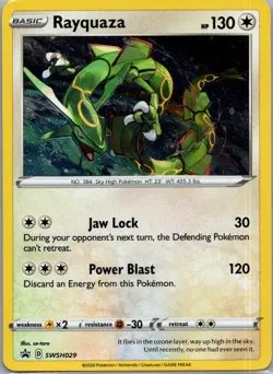 Rayquaza - (Pixel Cosmos Holo) Promo Miscellaneous Cards & Products SWSH029 NM - Image 1