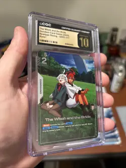 Gundam Card Game Eng The Witch and the Bride R+ GD01-117 CGC Graded Pristine 10 - Image 5