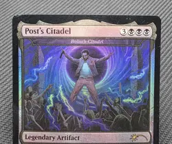MTG FOIL Bolas's Citadel- DAMAGED -Post Malone Secret Lair Drop Magic Card #1187 - Image 3