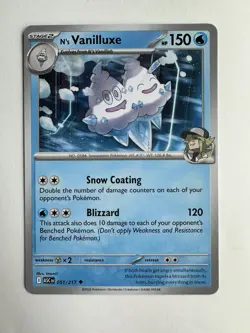 Pokemon - 051/217 N’s Vanilluxe - Ascended Heroes - Standard Card - Image 1