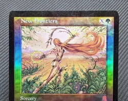 MTG FOIL New Frontiers- DAMAGED -Odyssey Magic the Gathering Card # 257 - Image 3