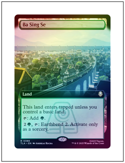 1x Ba Sing Se, Foil Extended Art, Magic the Gathering MTG NM - Image 1