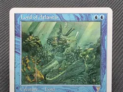 MTG Lord of Atlantis- DAMAGED -7th Edition Magic the Gathering Card # 083 - Image 3