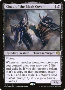 Kinzu of the Bleak Coven [Phyrexia: All Will Be One] Magic MTG - Image 1
