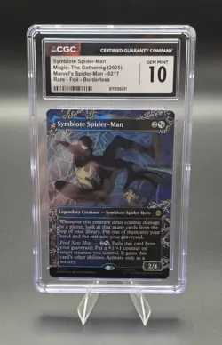 Symbiote Spider-Man (Borderless) 0217 Marvel's Spider-Man FOIL CGC 10 - Image 1